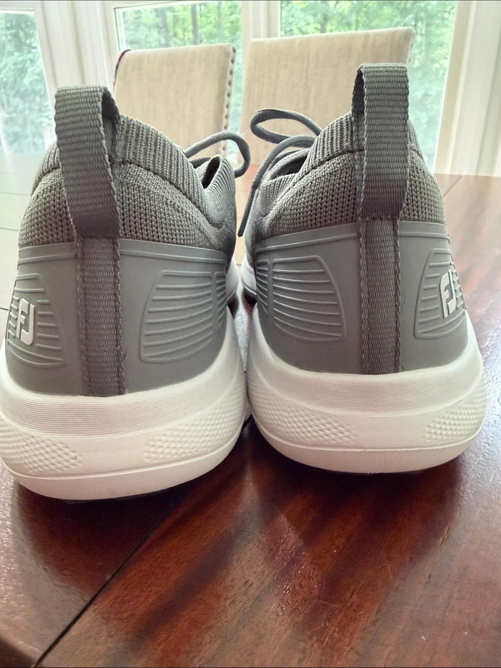 Men's Gray Footjoy Spikeless Golf Shoes